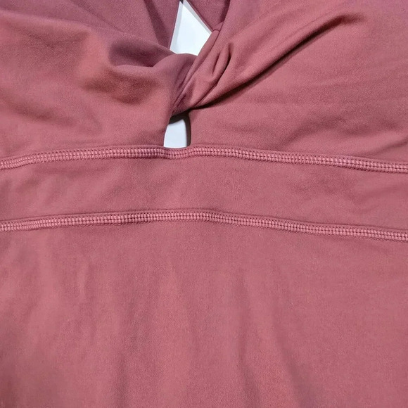 Fabletics PureLuxe Women Twist front oasis size XXL V-Neck Cutout Jumpsuit mauve - Picture 8 of 16